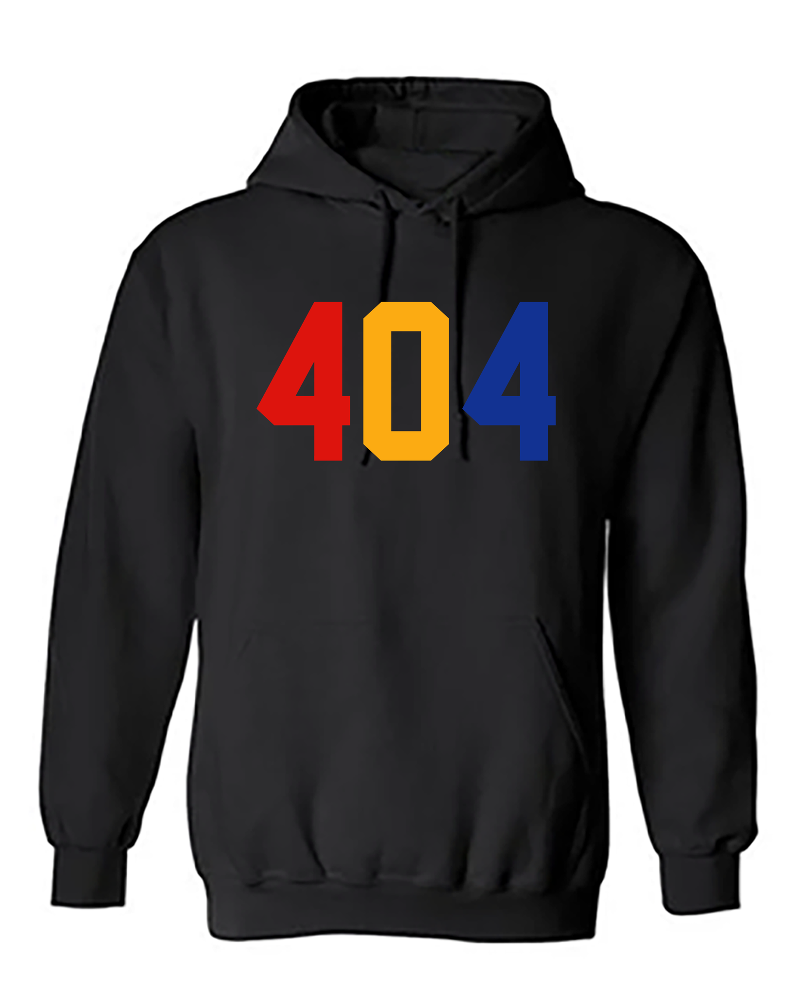 404 BLACK TRICOLOR HOODIE