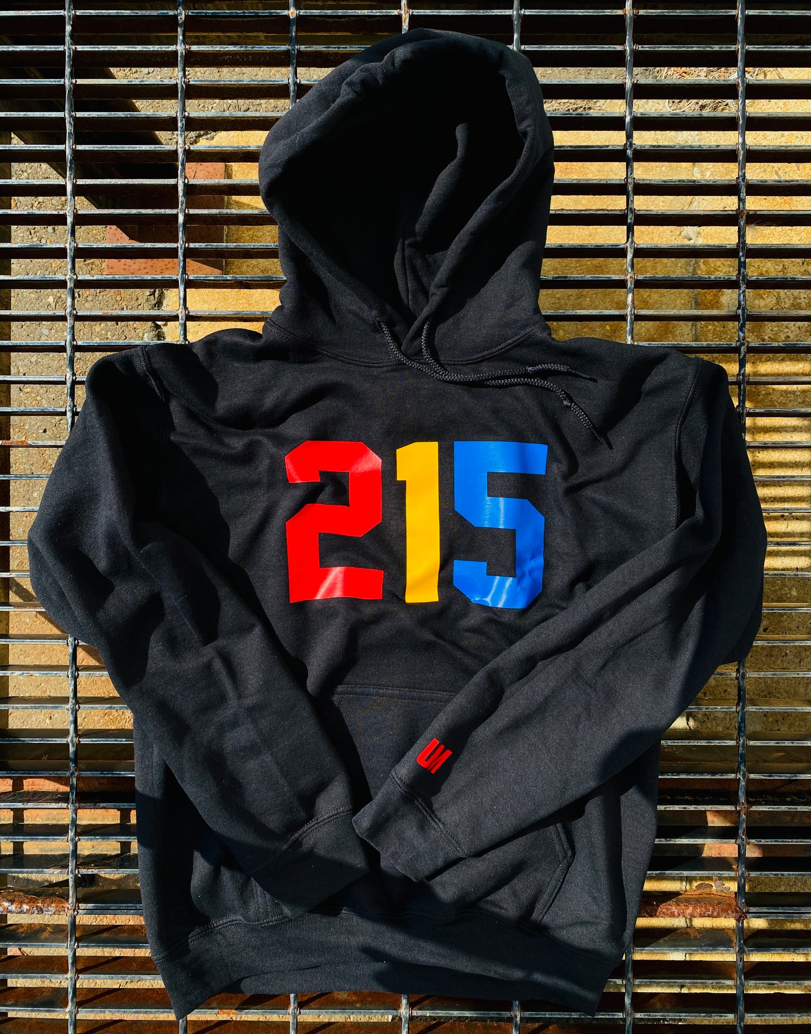 215 BLACK TRICOLOR HOODIE