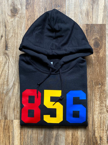 856 BLACK TRICOLOR HOODIE