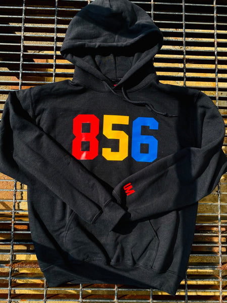 856 BLACK TRICOLOR HOODIE