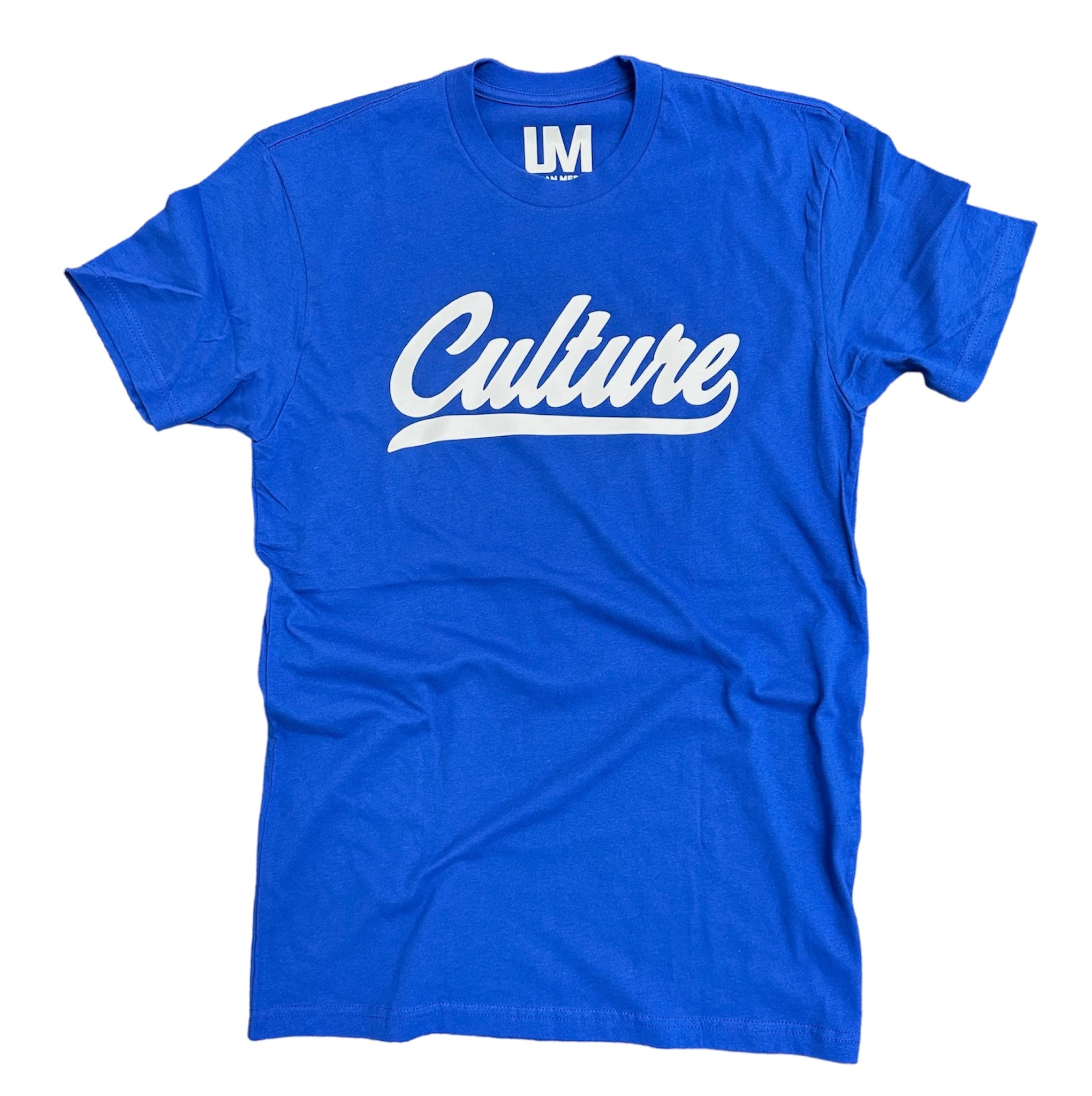 CULTURE TEE [ROYAL/WHITE]